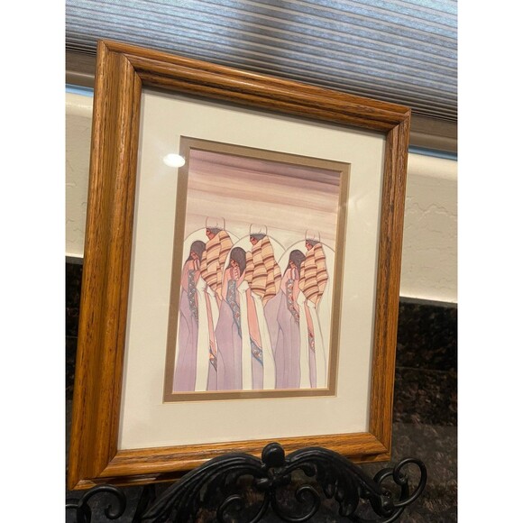 Amado M. Pena's - Lovely Small Subtle Matted Framed Print - Picture 2 of 8